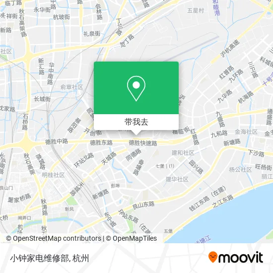 小钟家电维修部地图