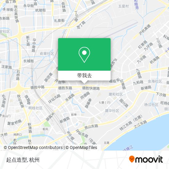 起点造型地图
