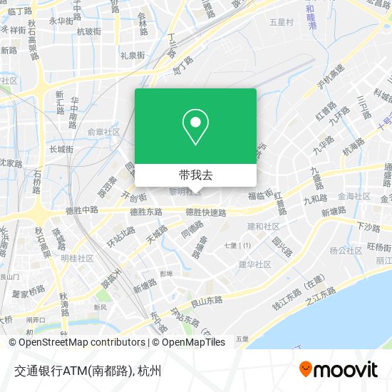 交通银行ATM(南都路)地图