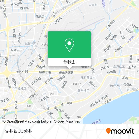 湖州饭店地图