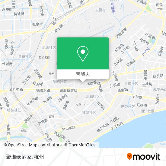 聚湘缘酒家地图