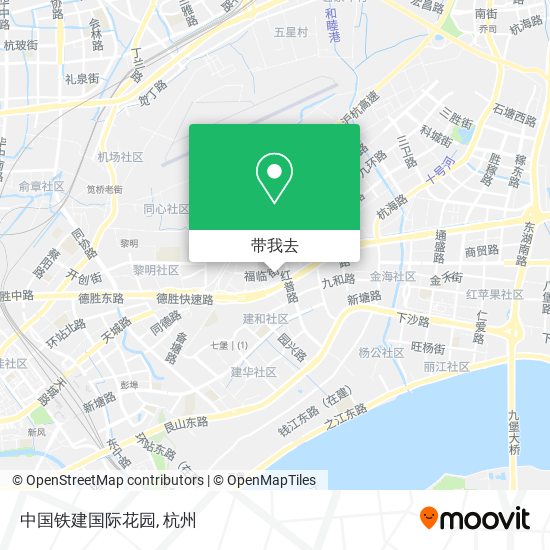 中国铁建国际花园地图