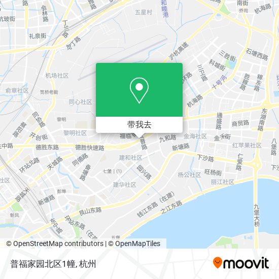普福家园北区1幢地图