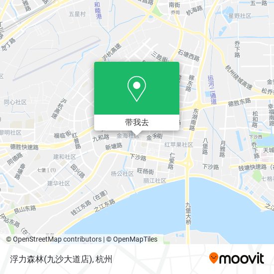浮力森林(九沙大道店)地图