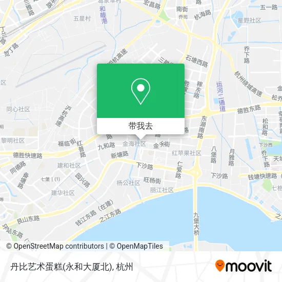 丹比艺术蛋糕(永和大厦北)地图