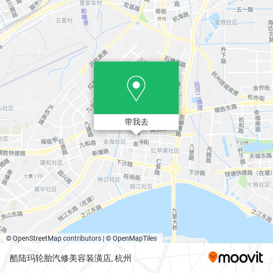 酷陆玛轮胎汽修美容装潢店地图