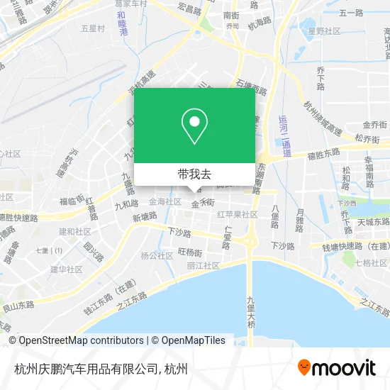 杭州庆鹏汽车用品有限公司地图