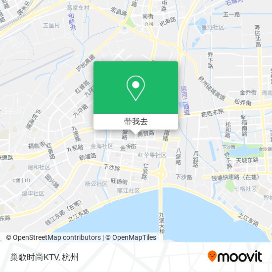 巢歌时尚KTV地图