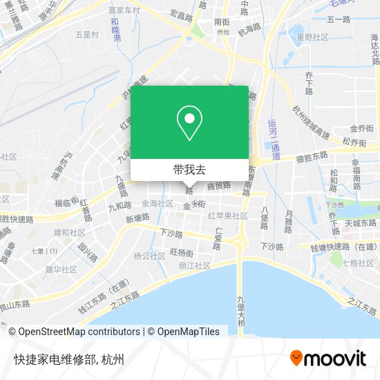 快捷家电维修部地图