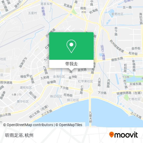 听雨足浴地图