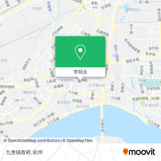 九堡镇政府地图