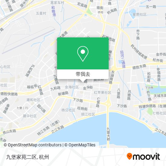 九堡家苑二区地图