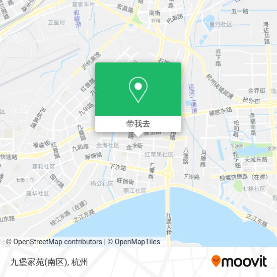 九堡家苑(南区)地图