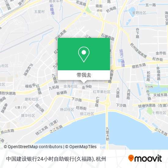 中国建设银行24小时自助银行(久福路)地图