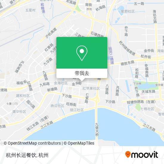 杭州长运餐饮地图
