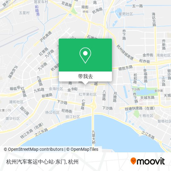 杭州汽车客运中心站-东门地图