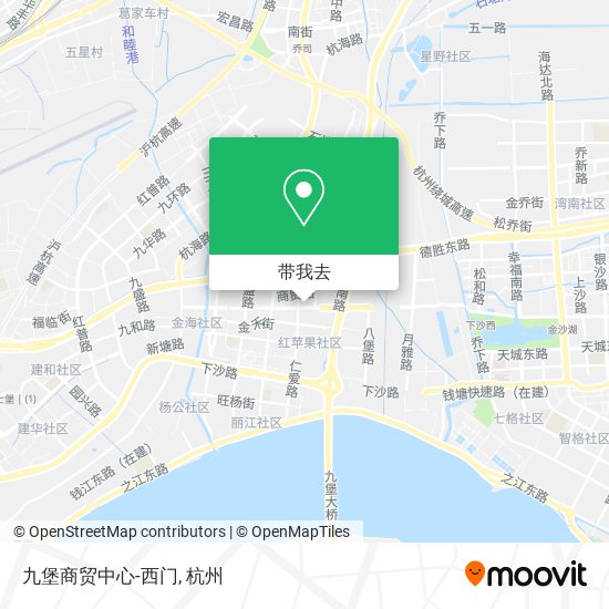 九堡商贸中心-西门地图