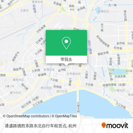 通盛路德胜东路东北自行车租赁点地图