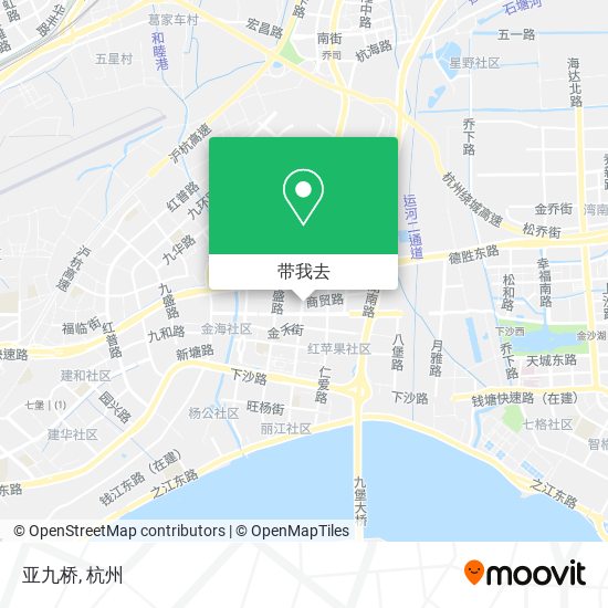亚九桥地图