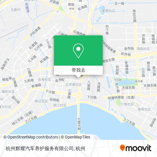 杭州辉耀汽车养护服务有限公司地图