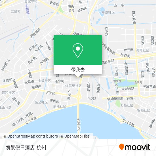 凯景假日酒店地图