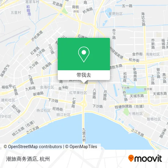 潮旅商务酒店地图