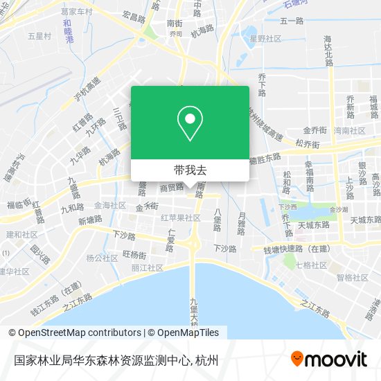 国家林业局华东森林资源监测中心地图