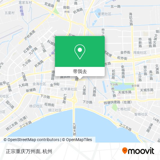 正宗重庆万州面地图