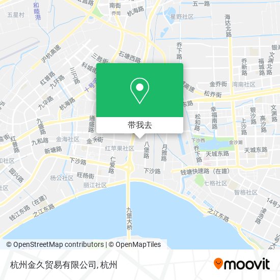 杭州金久贸易有限公司地图