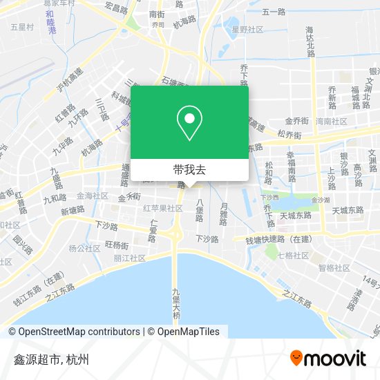 鑫源超市地图
