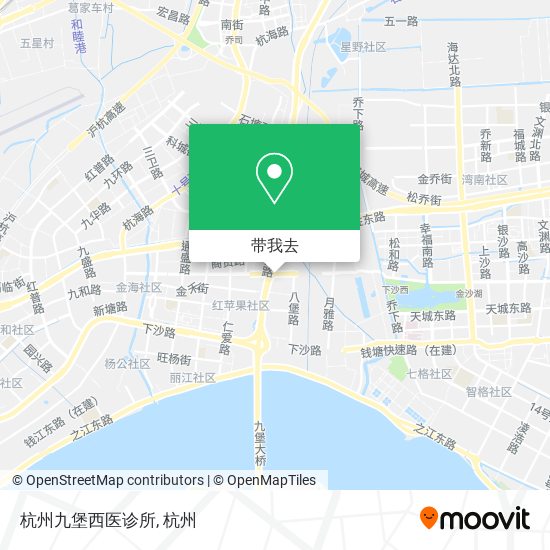 杭州九堡西医诊所地图