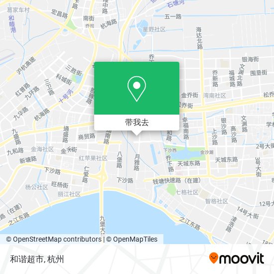 和谐超市地图