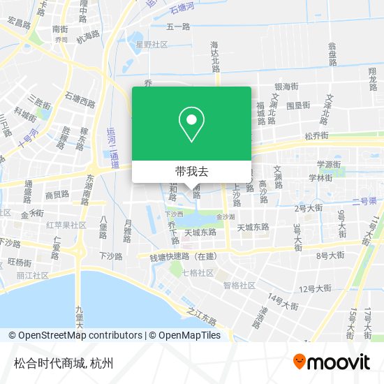 松合时代商城地图