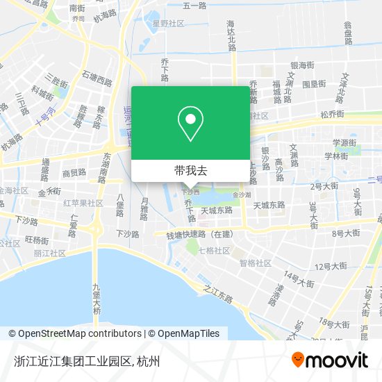 浙江近江集团工业园区地图
