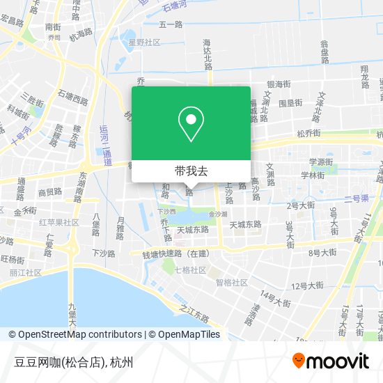豆豆网咖(松合店)地图