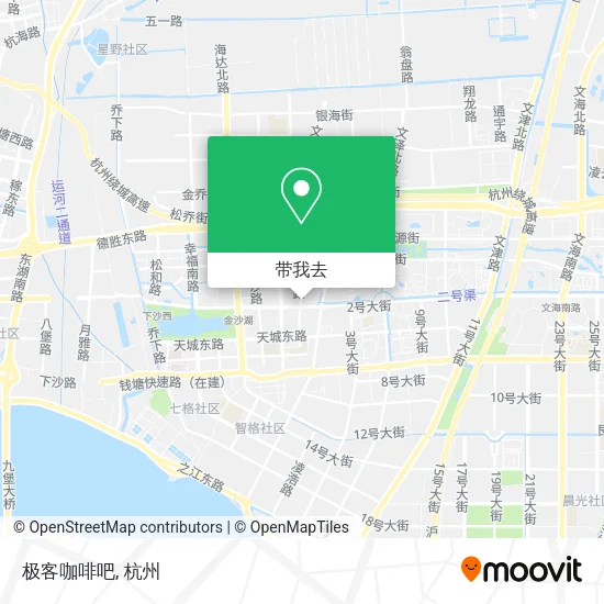 极客咖啡吧地图