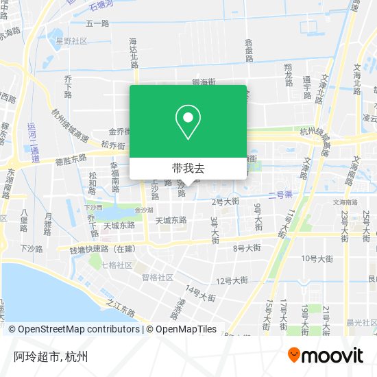 阿玲超市地图