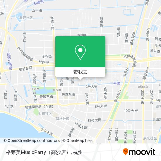 格莱美MusicParty（高沙店）地图