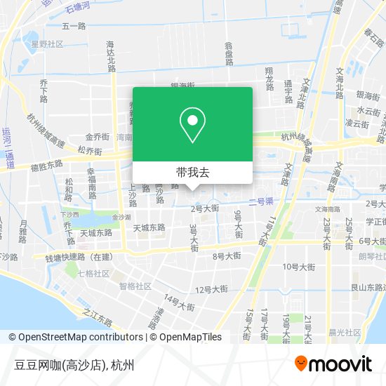 豆豆网咖(高沙店)地图