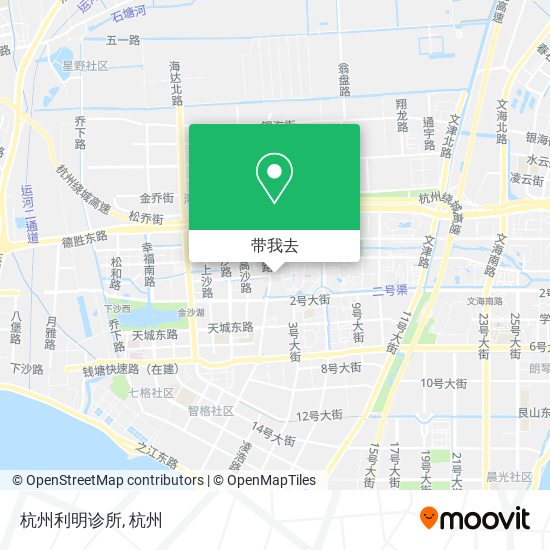 杭州利明诊所地图