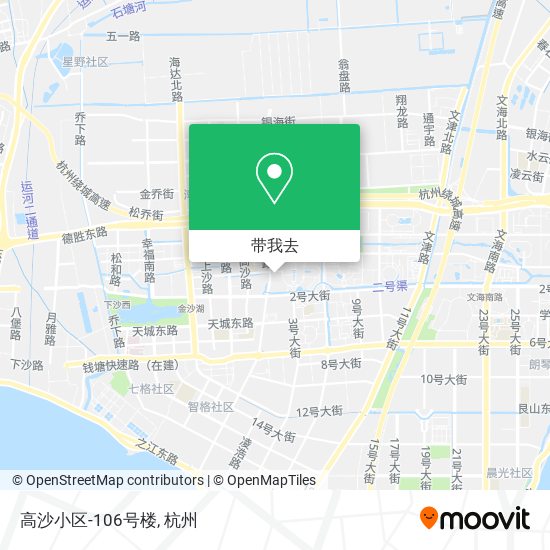 高沙小区-106号楼地图