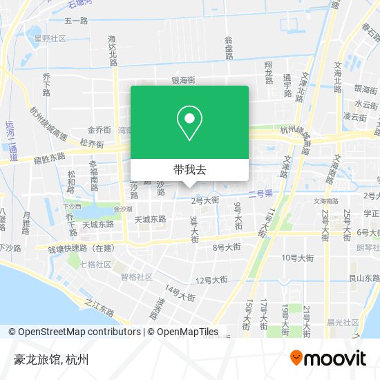 豪龙旅馆地图