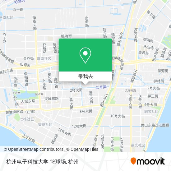 杭州电子科技大学-篮球场地图