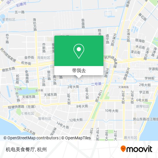 机电美食餐厅地图