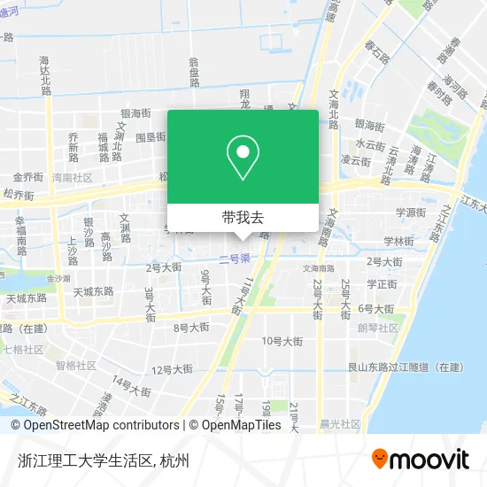 浙江理工大学生活区地图