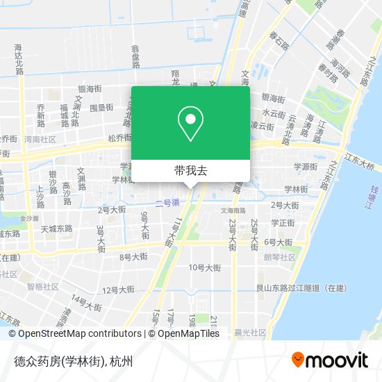 德众药房(学林街)地图