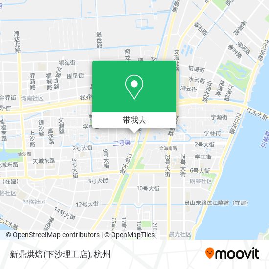 新鼎烘焙(下沙理工店)地图