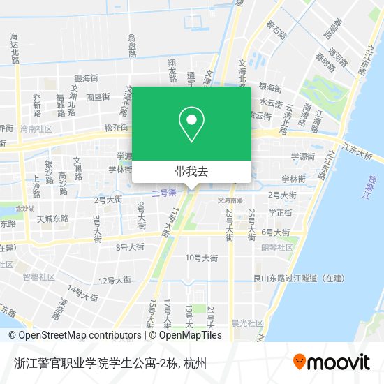 浙江警官职业学院学生公寓-2栋地图