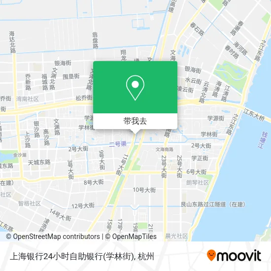 上海银行24小时自助银行(学林街)地图