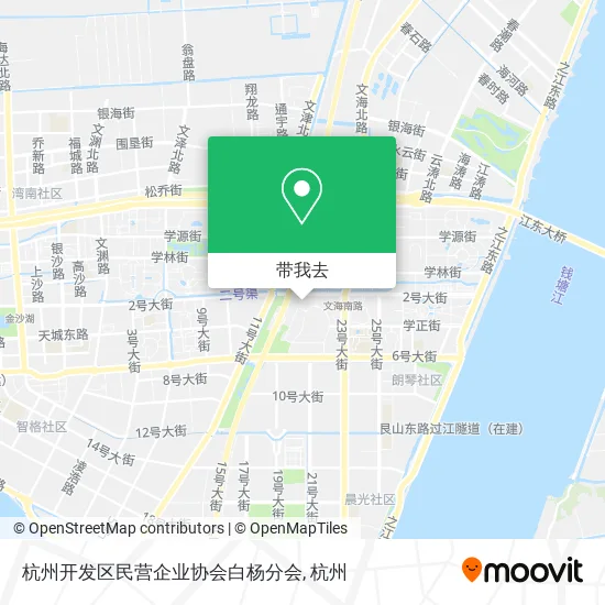杭州开发区民营企业协会白杨分会地图